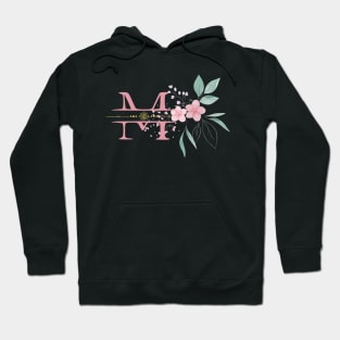 flowers with letter m Hoodie